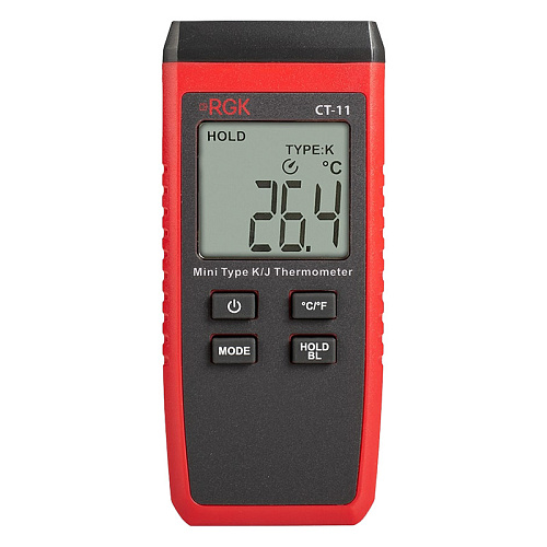 Термометр RGK CT-11 с погружным зондом температуры TR-10W с поверкой