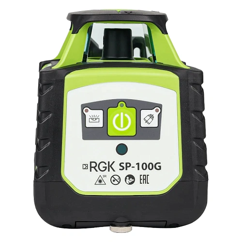 Ротационный нивелир RGK SP-100G со штативом SH-170 и рейкой LR-2