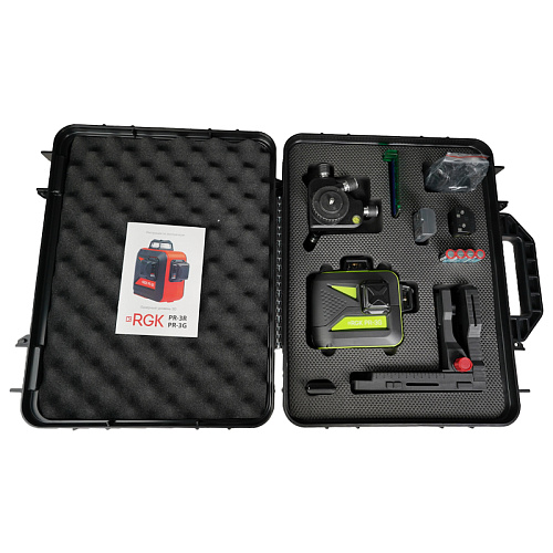 Лазерный уровень RGK PR-3G со штативом LET-150