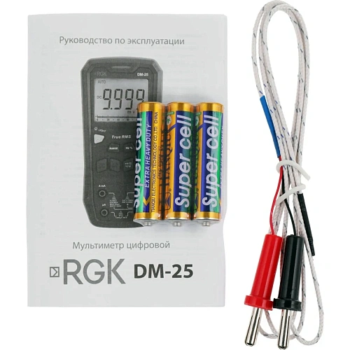 Мультиметр цифровой RGK DM-25