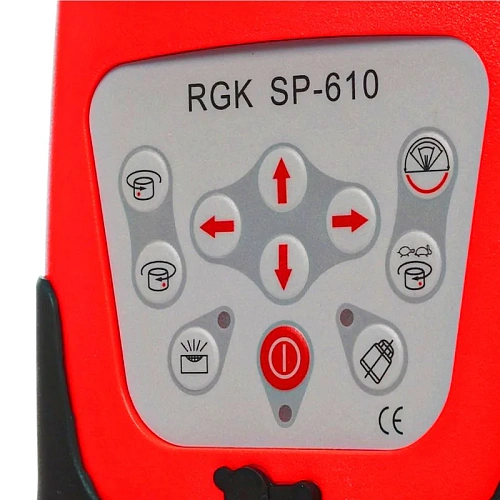 Ротационный нивелир RGK SP-610 со штативом SH-170 и рейкой LR-2